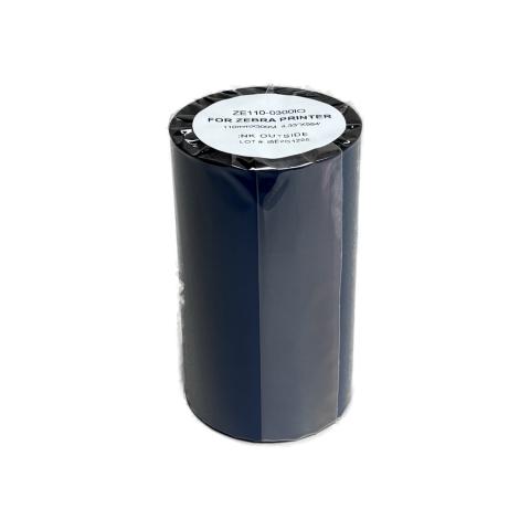 1 Rolls 4.33" x 984' (110 mm x 300 m) Premium Resin Enhanced Wax Thermal Transfer Ribbon 1" Core, Coated Side Out for Zebra Printers